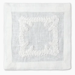 Prism Vine Linen Square Cocktail Napkins