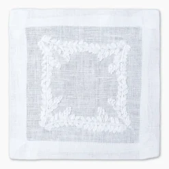 Prism Vine Linen Square Cocktail Napkins