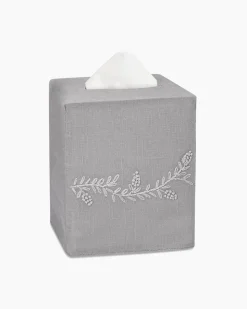 Prism Vine Linen Square Tissue Box Cover