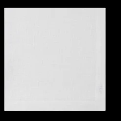 Prism White Napkin in Linen