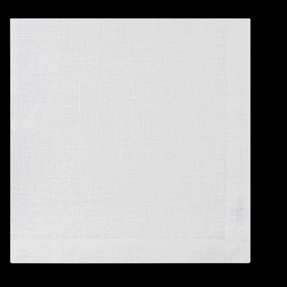 Prism White Napkin in Linen