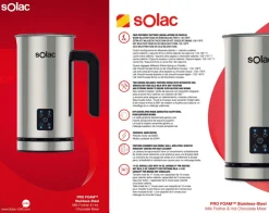 Pro Foam Stainless-Steel Milk Frother & Hot Chocolate Mixer