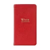 Professional Wine Reference in Garnet Goatskin Leather