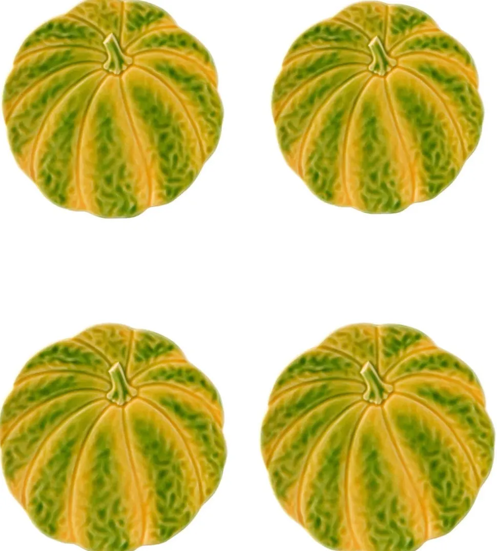 Pumpkin Dessert Plate, Set of 4