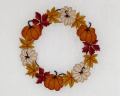 Pumpkin Wreath Tissue Box Cover