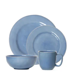 Puro Chambray 16-Piece Dinnerware Set