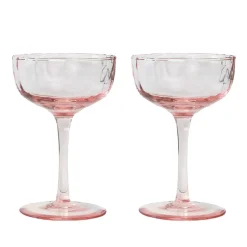 Puro Cocktail Coupe, Set of 2 in Blush