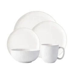 Puro Coupe 5-Piece Place Setting in Whitewash
