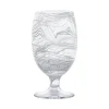 Puro Marbled Goblet in White