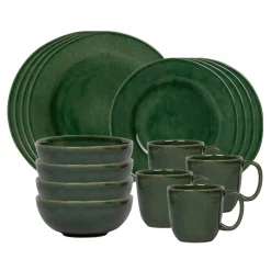 Puro 16-Piece Place Setting in Basil