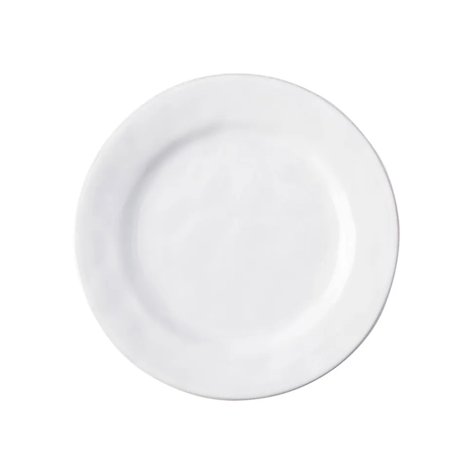 Puro Side/Cocktail Plate in Whitewash