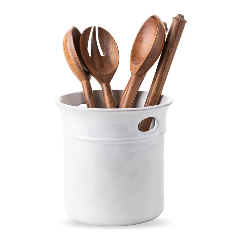 Puro Whitewash Utensil Crock