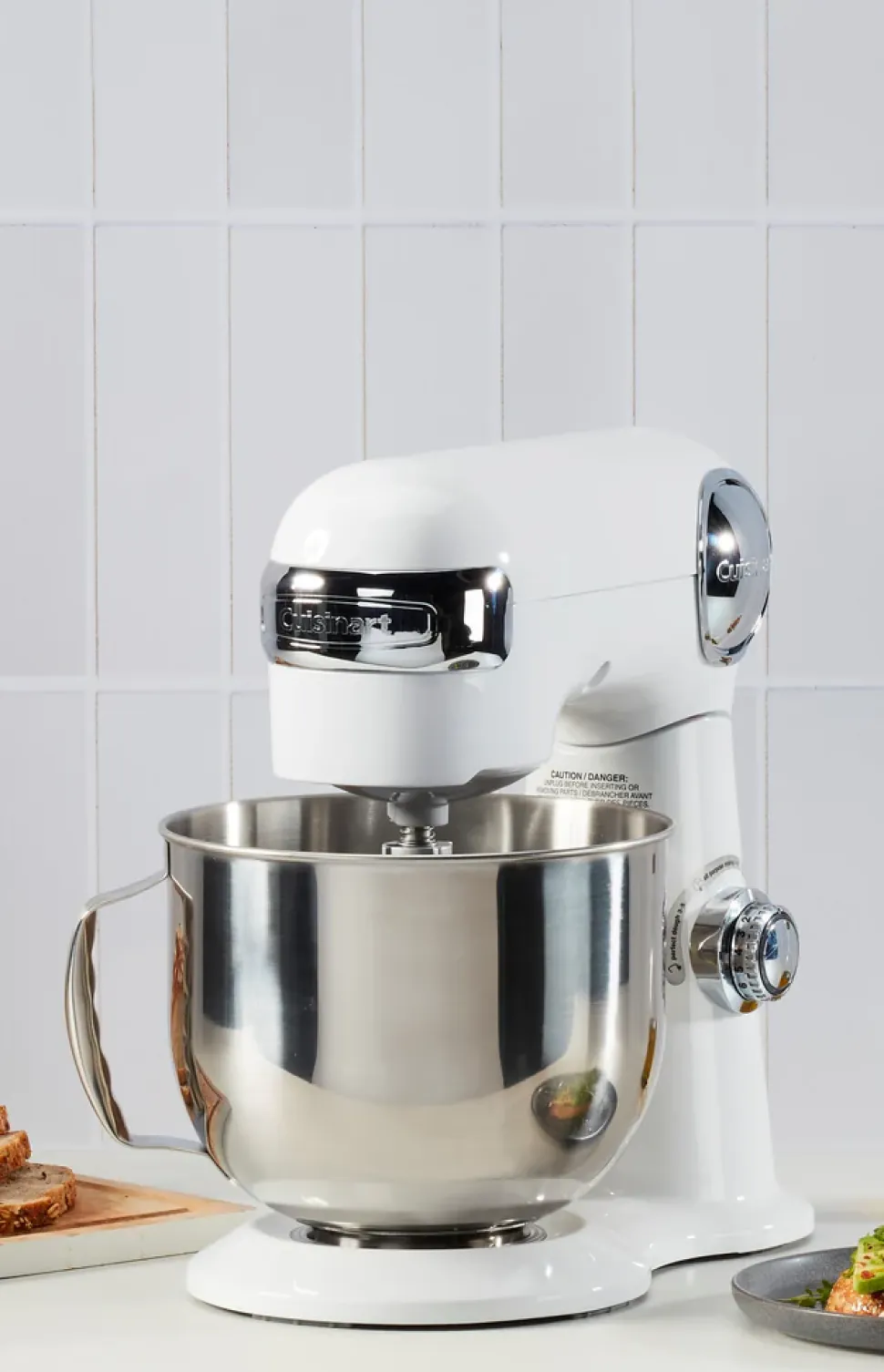 5.5-Quart Stand Mixer in White Linen
