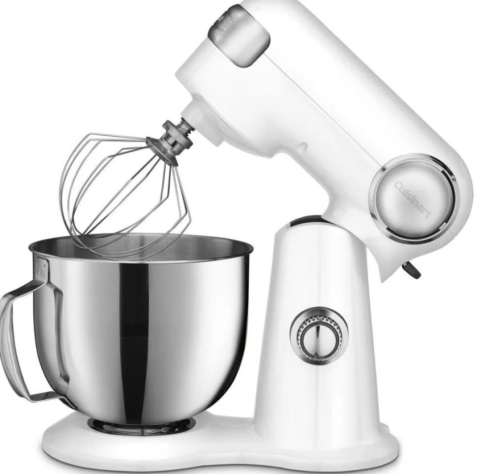 5.5-Quart Stand Mixer in White Linen