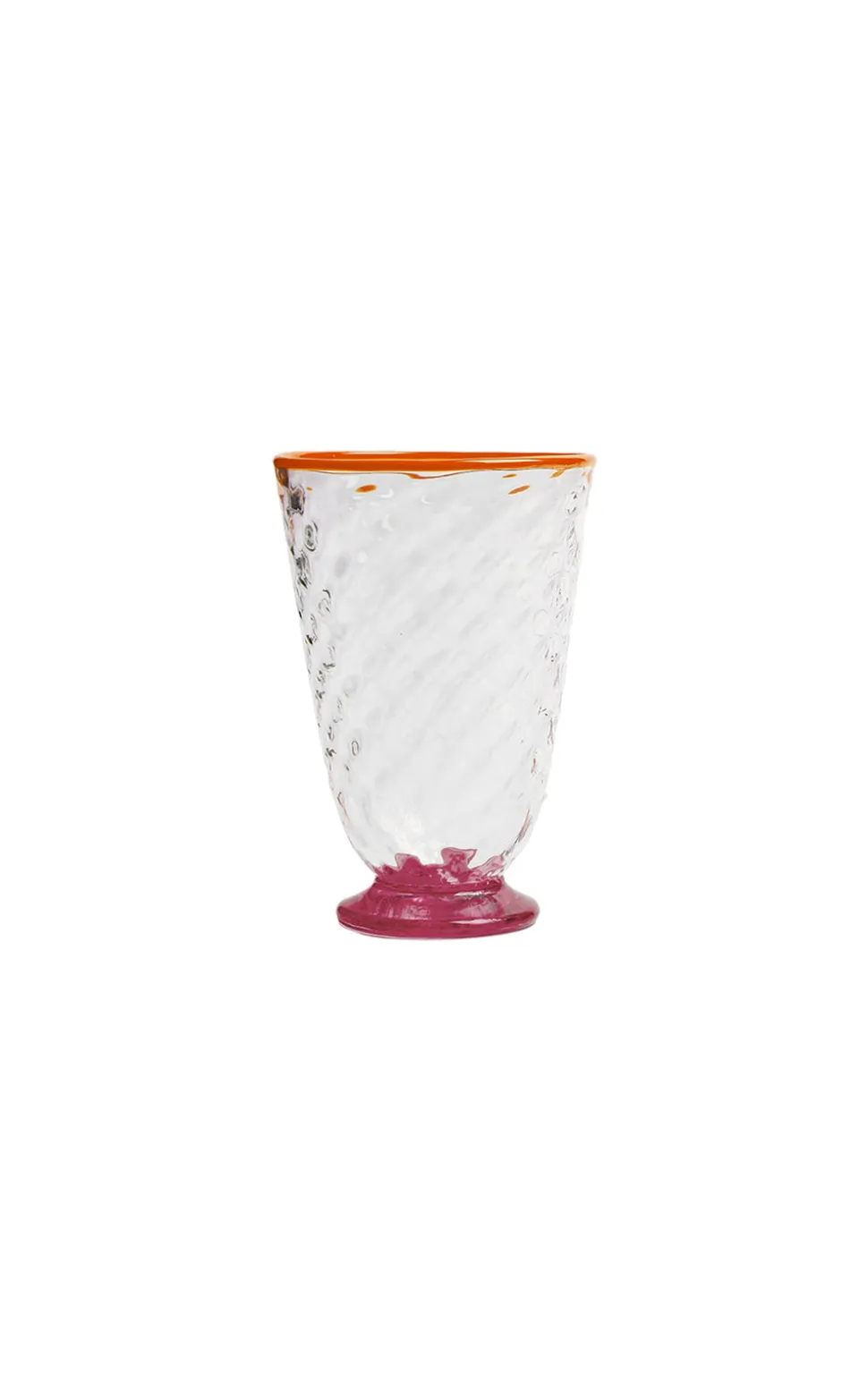 Quilted Glasses in Quilted Multicolor, Set of 4