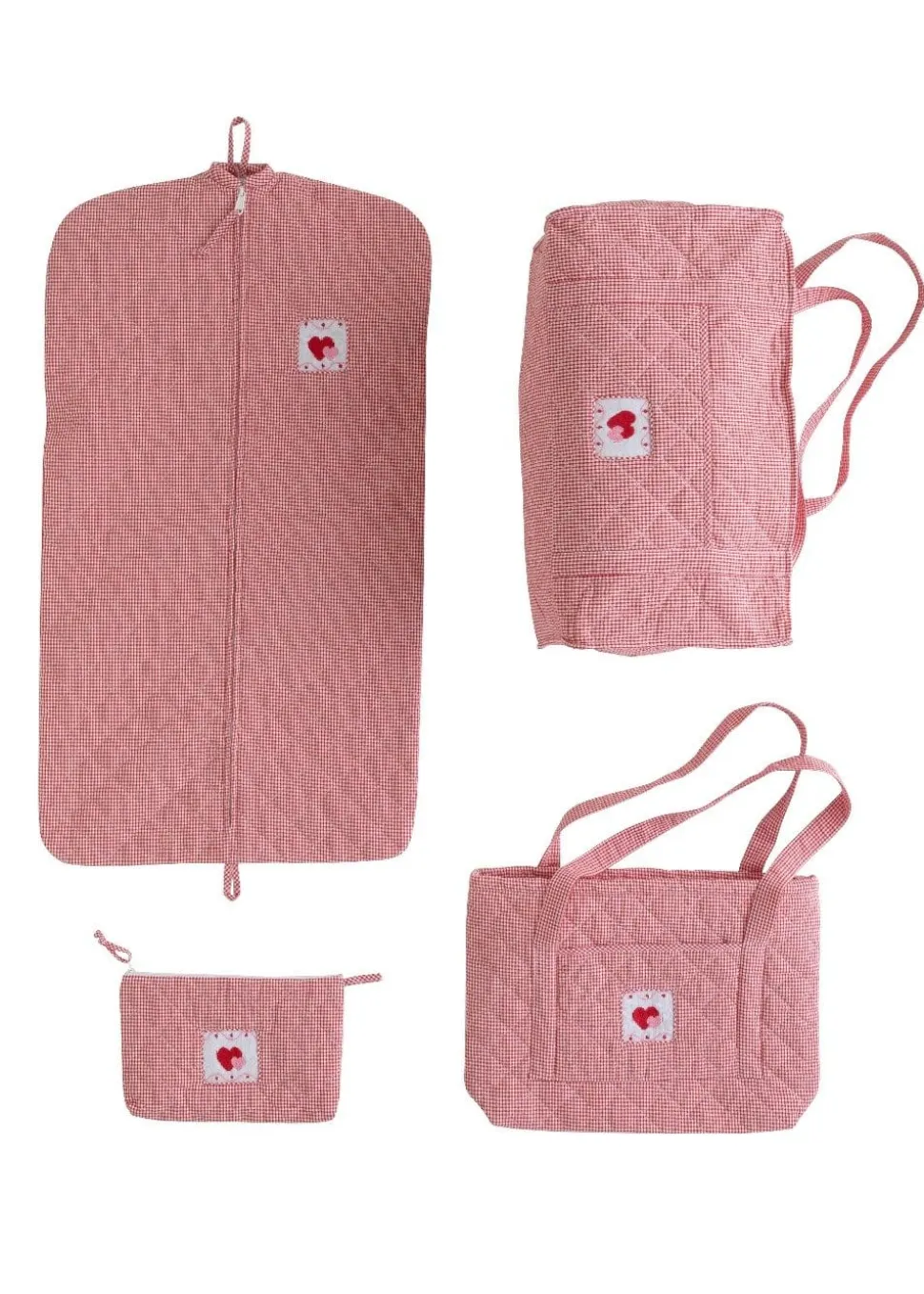 Quilted Luggage Set