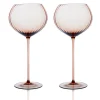 Quinn Amber Red Wine Glasses, Set of 2