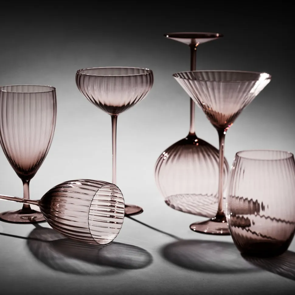 Quinn Mocha Martini Glasses, Set of 2