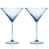 Quinn Ocean Martini Glasses, Set of 2