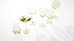 Quinn Optic Tumblers Citrine, Set of 2