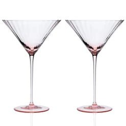 Quinn Rose Martini Glasses, Set of 2