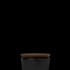RÅ Salt Cellar with Lid in Black
