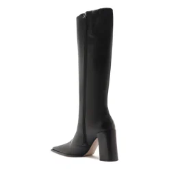 Raffaela Up Leather Boot in Black