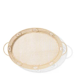 Raffia Round Tray