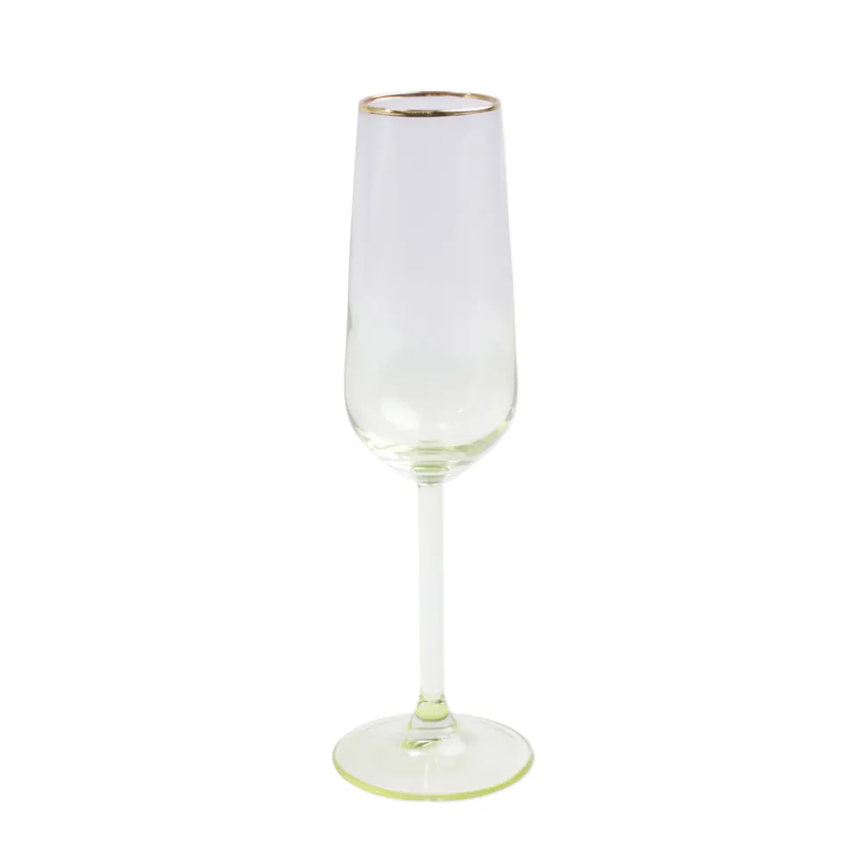 Rainbow Champagne Flute