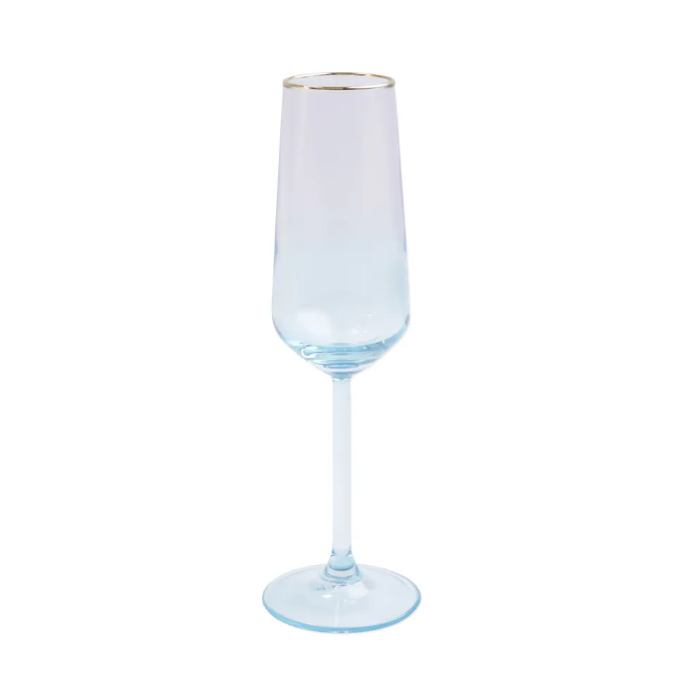 Rainbow Champagne Flute