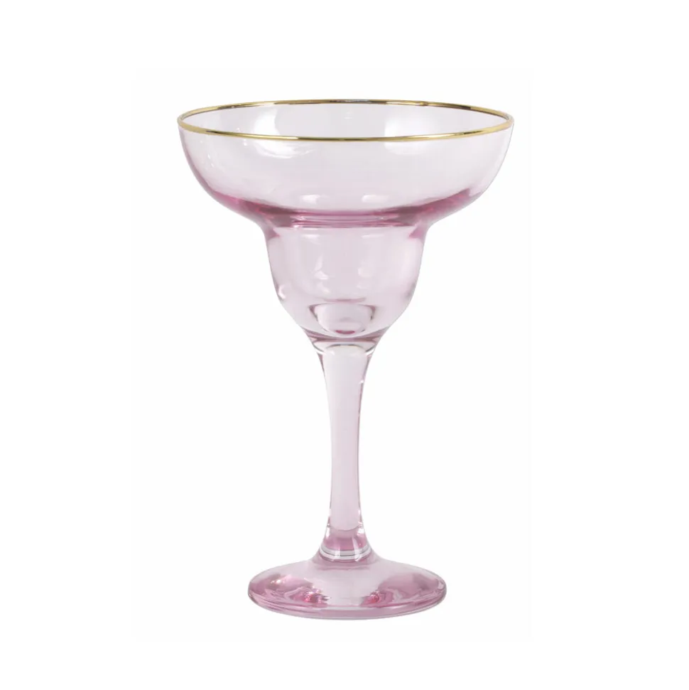 Rainbow Margarita Glass