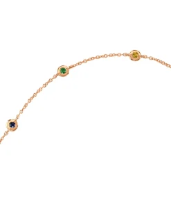 Rainbow Sapphire Skittle Bracelet