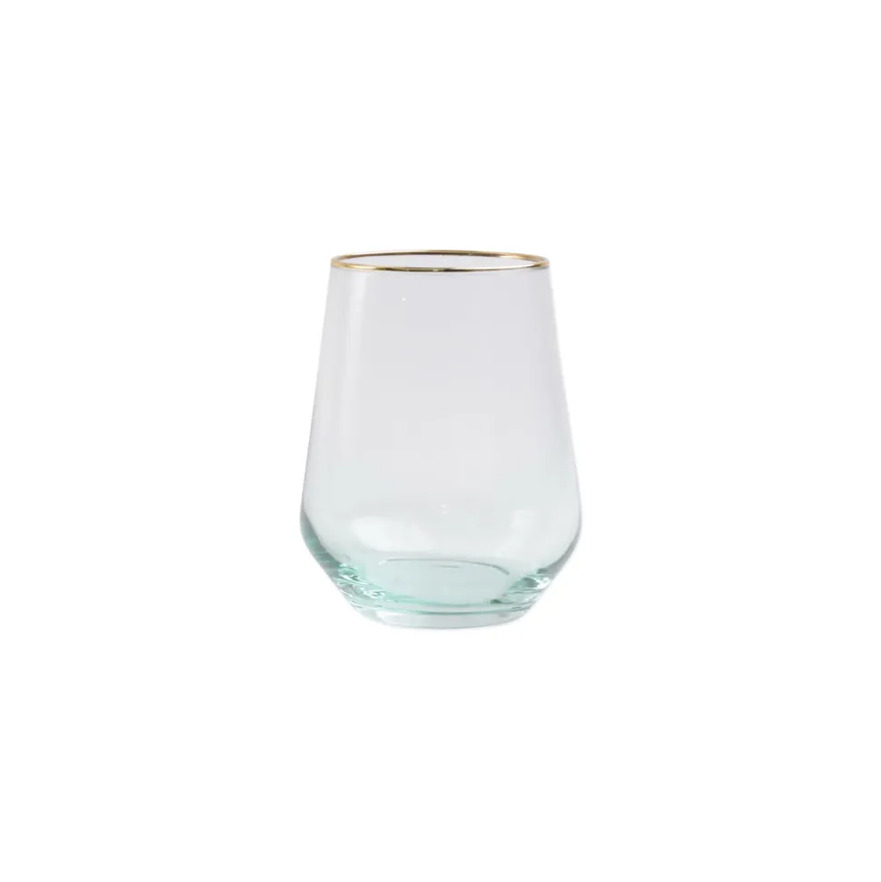 Rainbow Stemless Wine Glass
