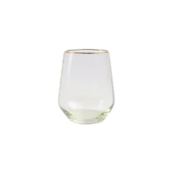 Rainbow Stemless Wine Glass