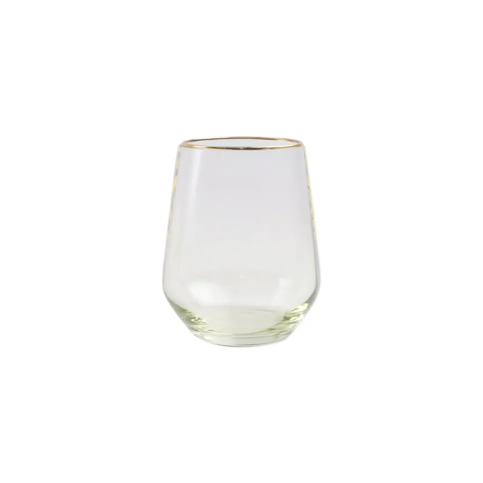 Rainbow Stemless Wine Glass