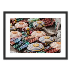 Rainbow Umbrellas Print
