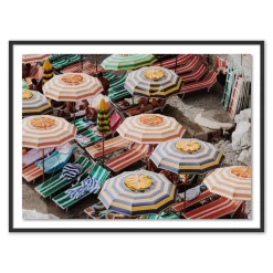 Rainbow Umbrellas Print