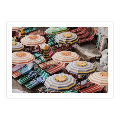 Rainbow Umbrellas Print