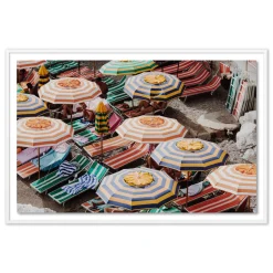 Rainbow Umbrellas Print