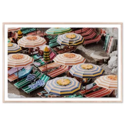 Rainbow Umbrellas Print