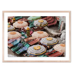 Rainbow Umbrellas Print