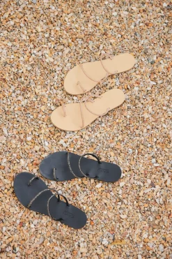Raissa Vegetable Tanned Leather Sandal