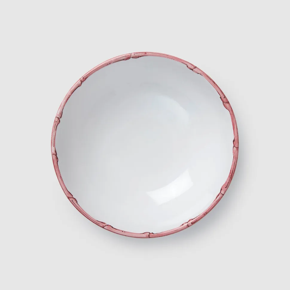 Ramatuelle Bamboo Bowl in Rose