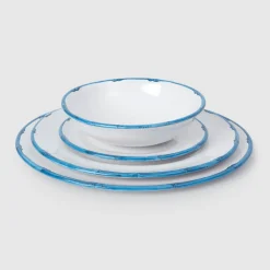 Ramatuelle Bamboo Large Dinner & Charger Plate in Blue