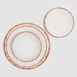 Ramatuelle Bamboo Large Dinner/Charger Plate, Natural