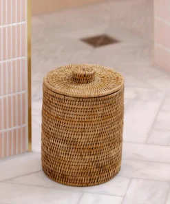 Rattan Bathroom Bin