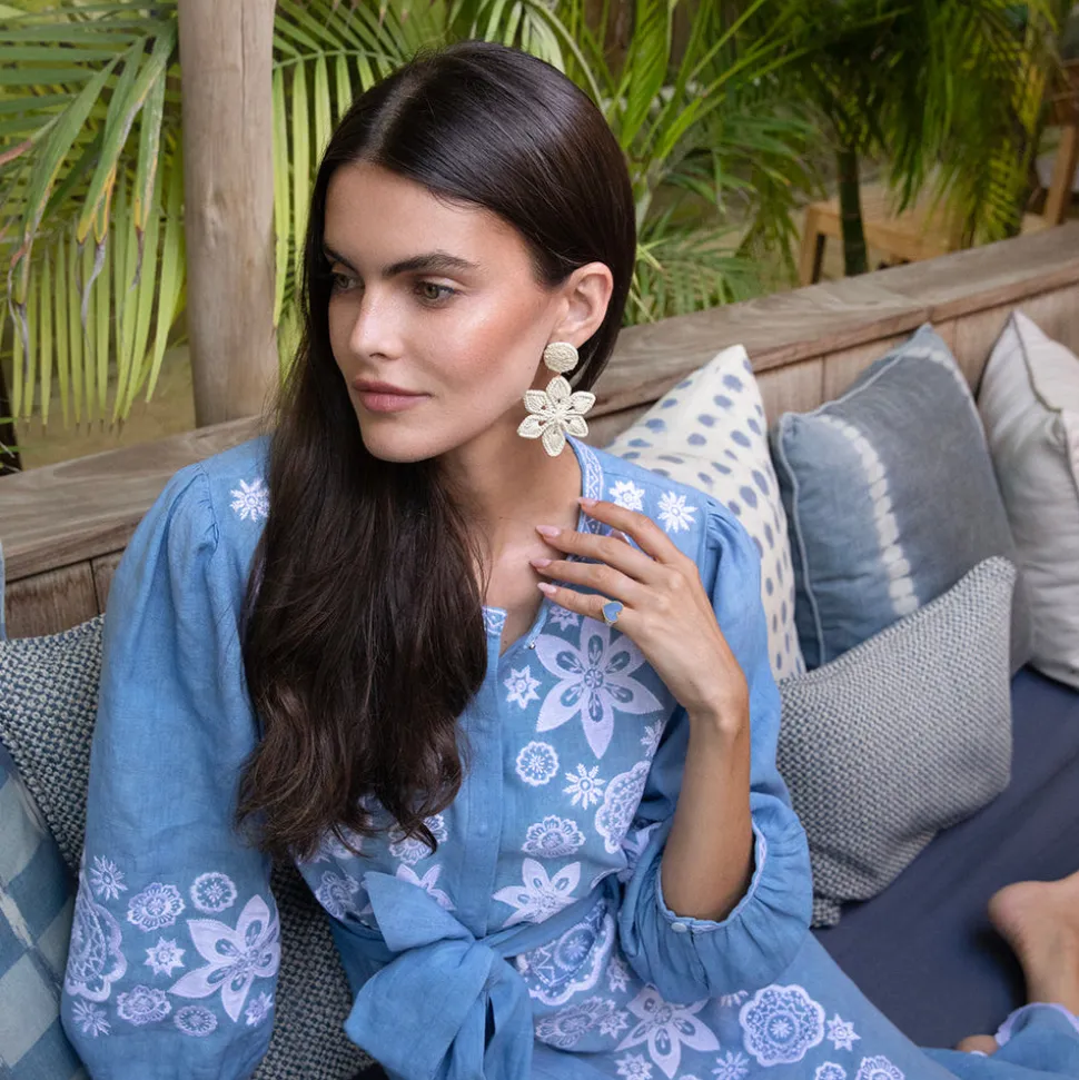 Rattan Celine Earring