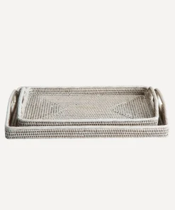 Rattan Serving Trays