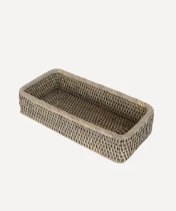 Rattan Vanity Tray in Taupe