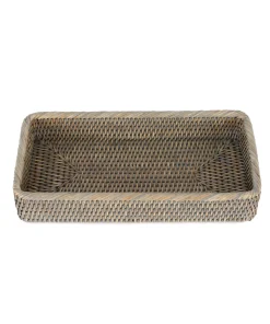 Rattan Vanity Tray in Taupe
